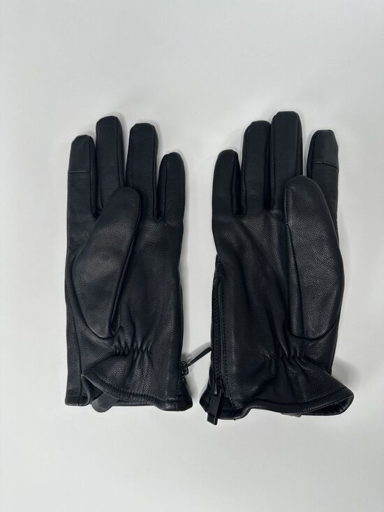 Calvin Klein Accessories - Calvin Klein Adult Full Grain Goat Leather Gloves Black Size L